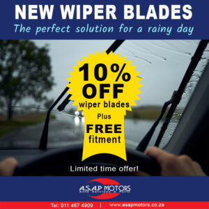 Wiper Blades car service Asap Motors Fourways